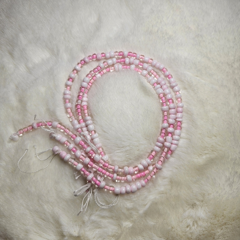 Pink Cotton Candy Anklet